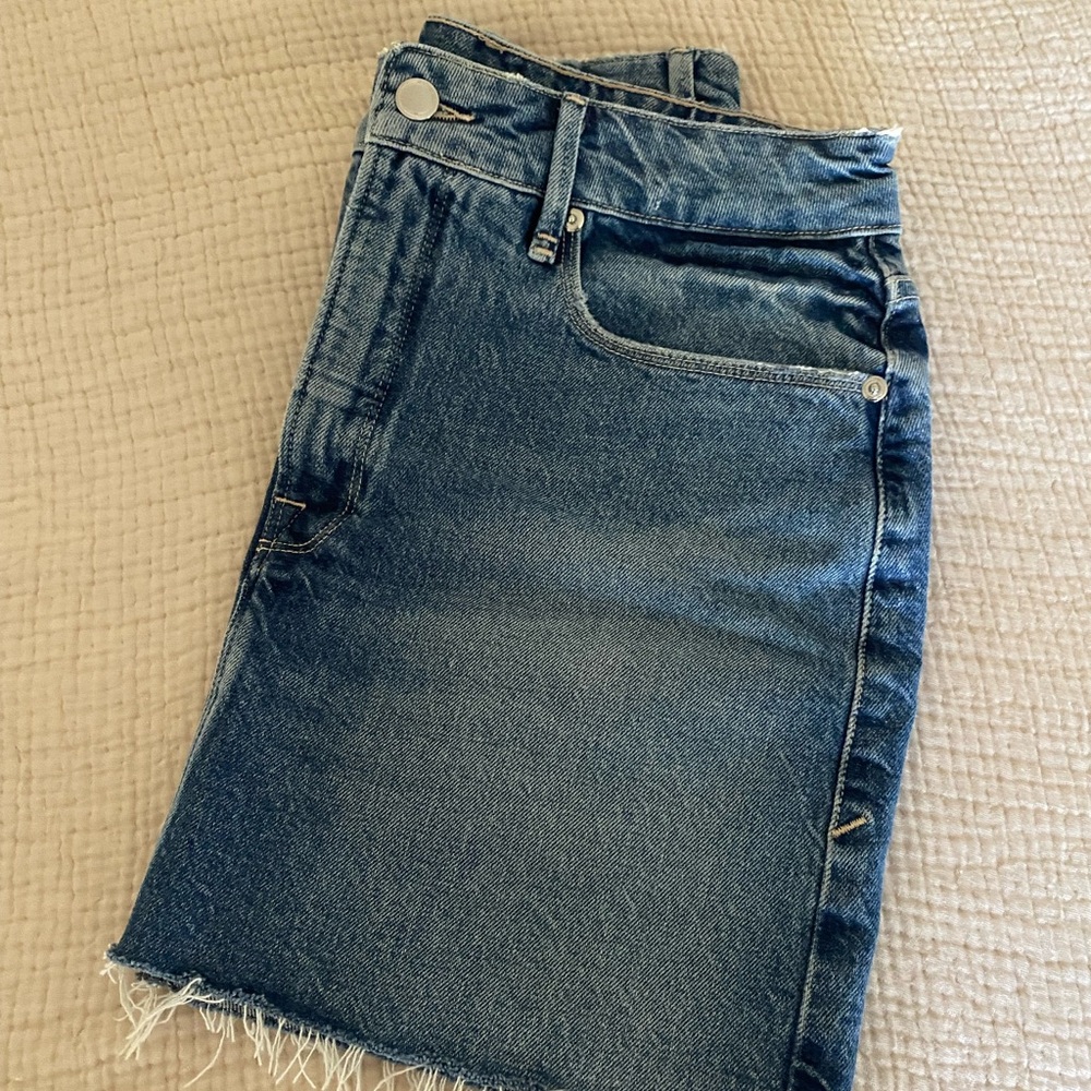 Good American Denim Skirt